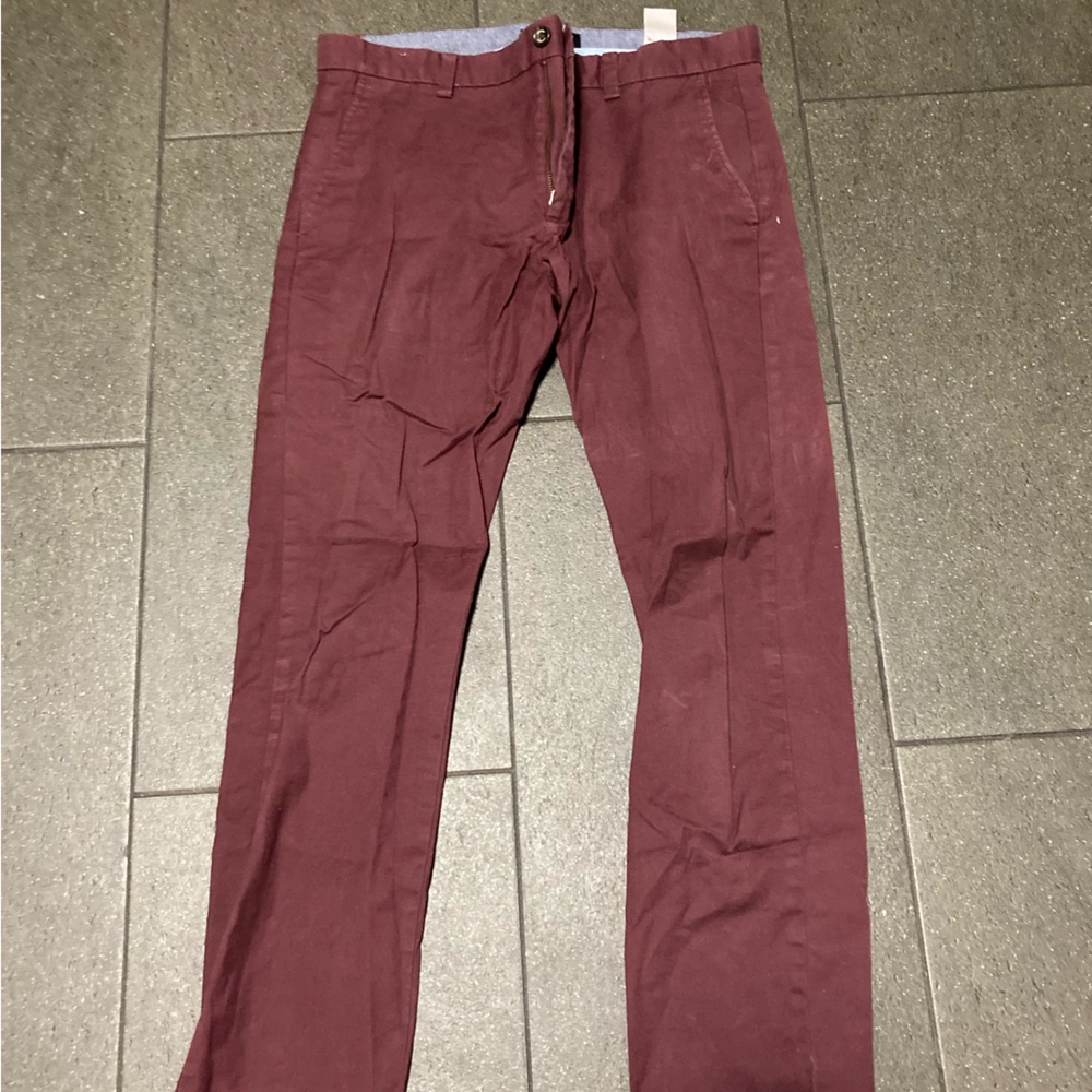 Maroon banana republic chinos
